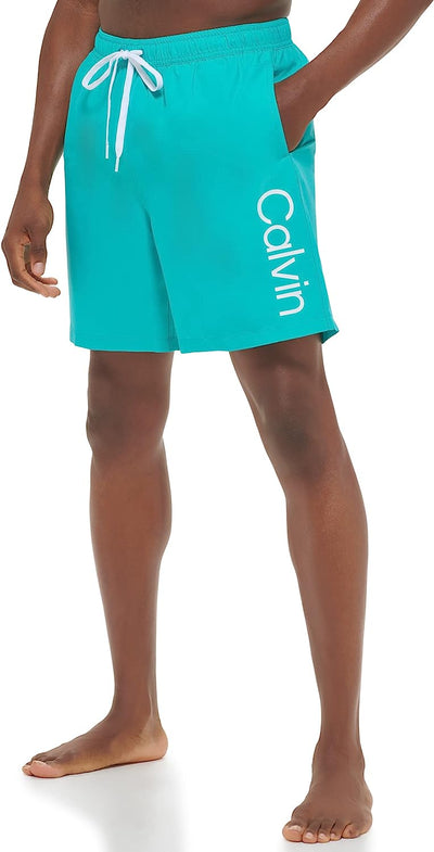 Calvin Klein swimming trunks in turquoise