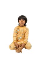 Be Cosy Kids Yellow PJ Set with Cartoon Print