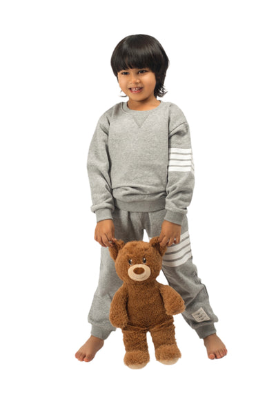 Be Cosy kid's winter grey two pieces set