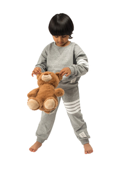 Be Cosy kid's winter grey two pieces set