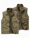 Beige Reversible Vest Coat
