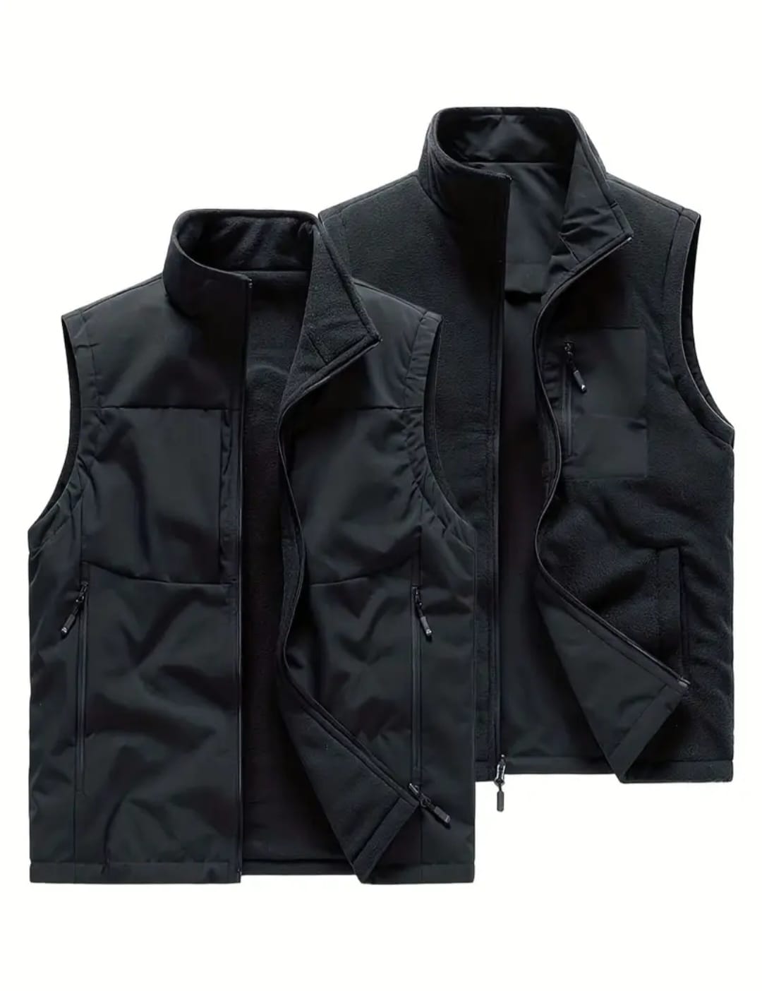 Beige Reversible Vest Coat – BeCosy Store