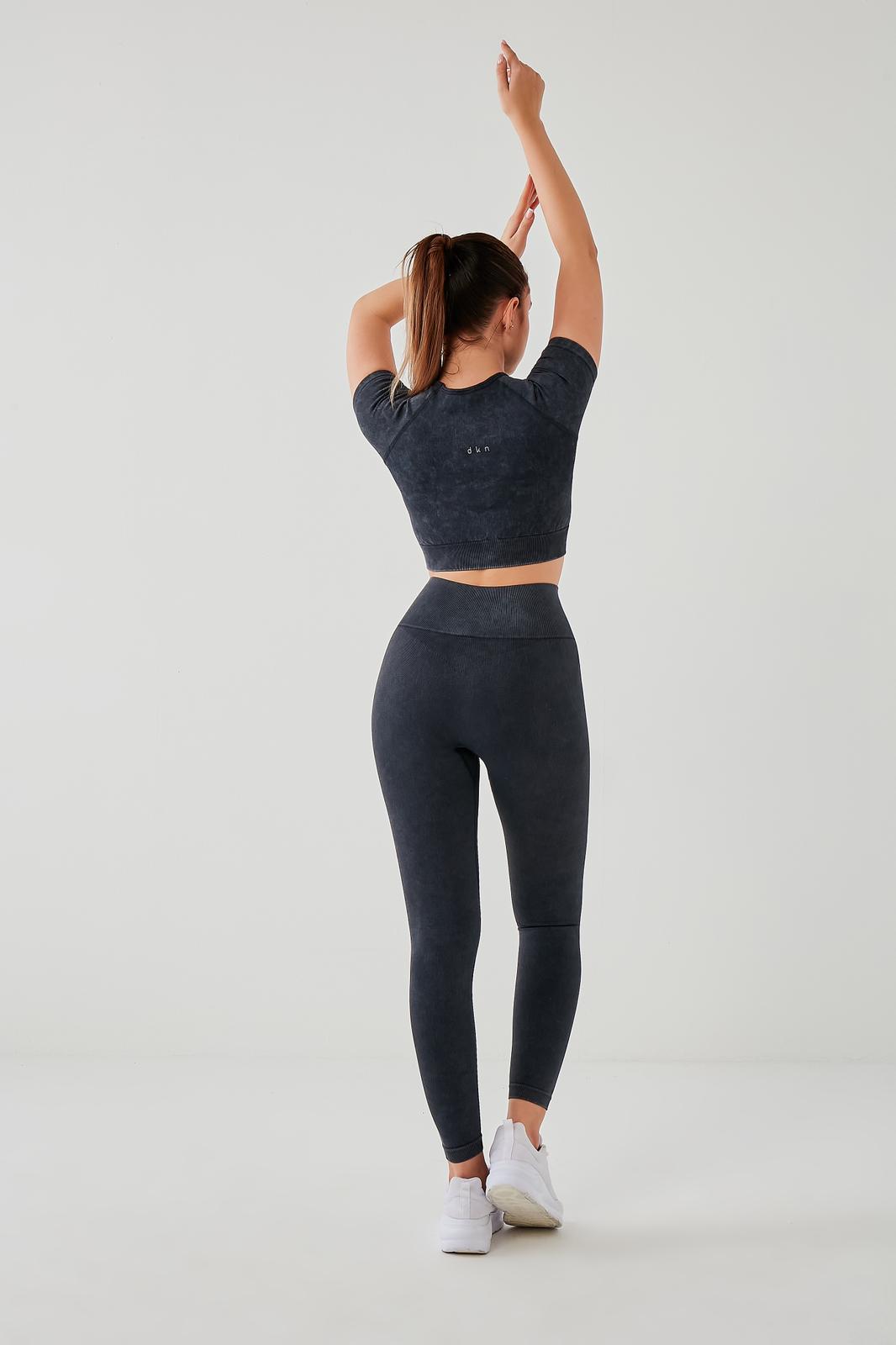 DKN High Rise Leggings in Dusty Grey