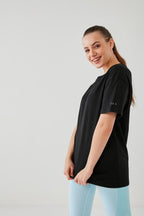 DKN Signature Over Sized T-Shirt in Black