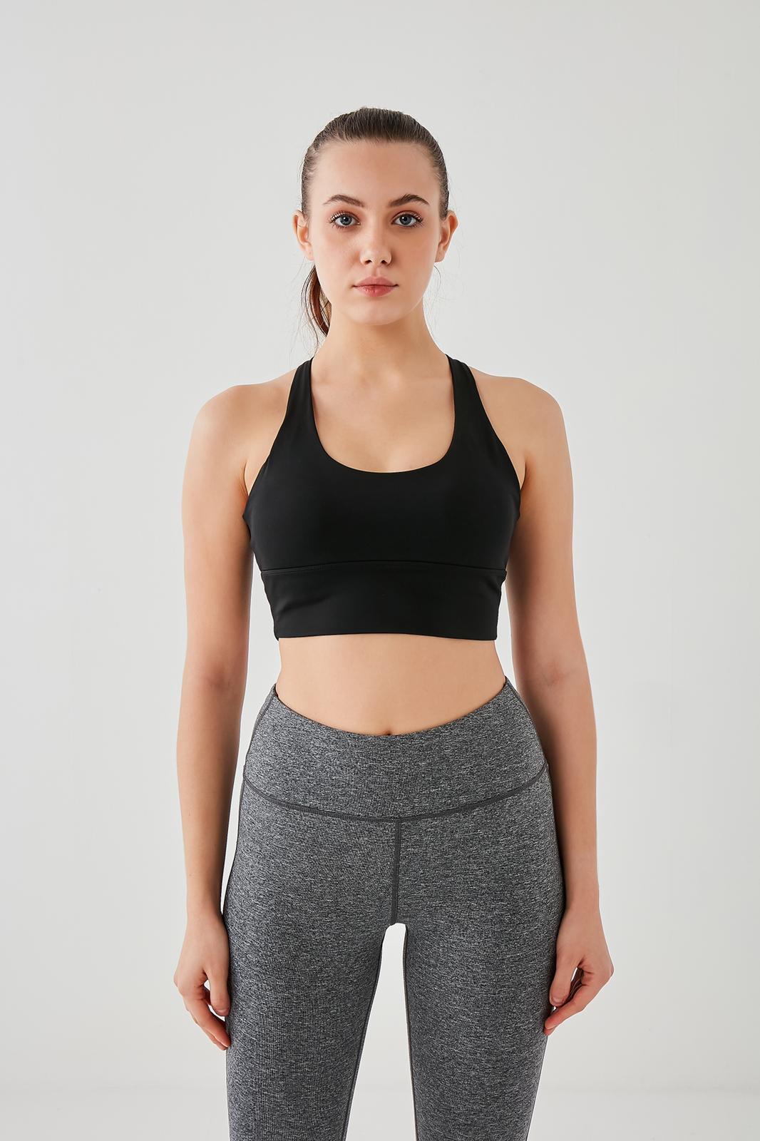 DKN Signature Sports Bra in Black
