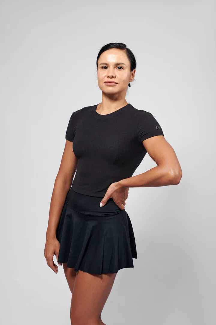 DKN Black Cloud 9 Crop Top