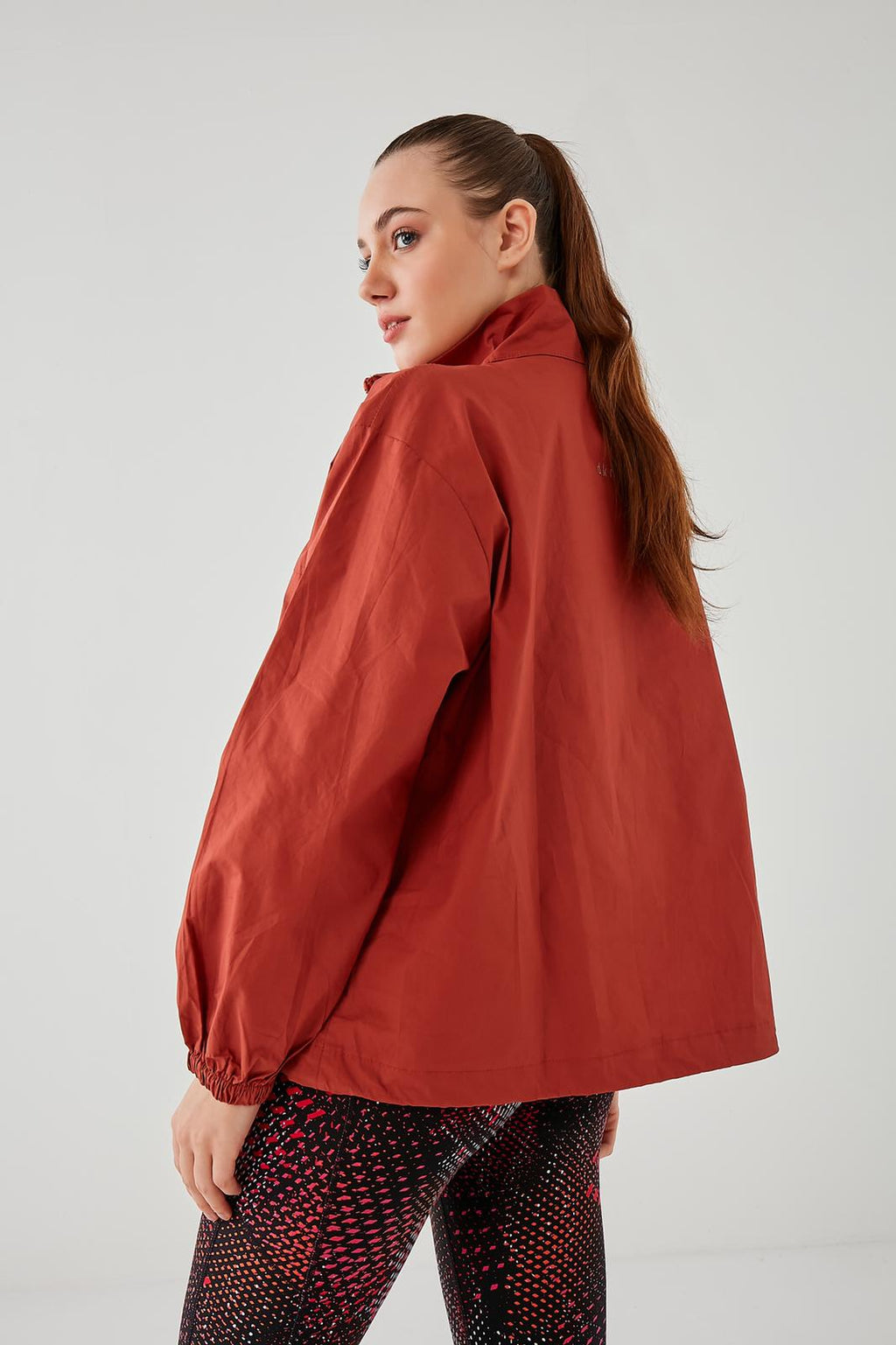 DKN Oversized Jacket in Hot Orange
