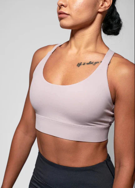 DKN Purple Cloud 9 Seamless Sports Bra