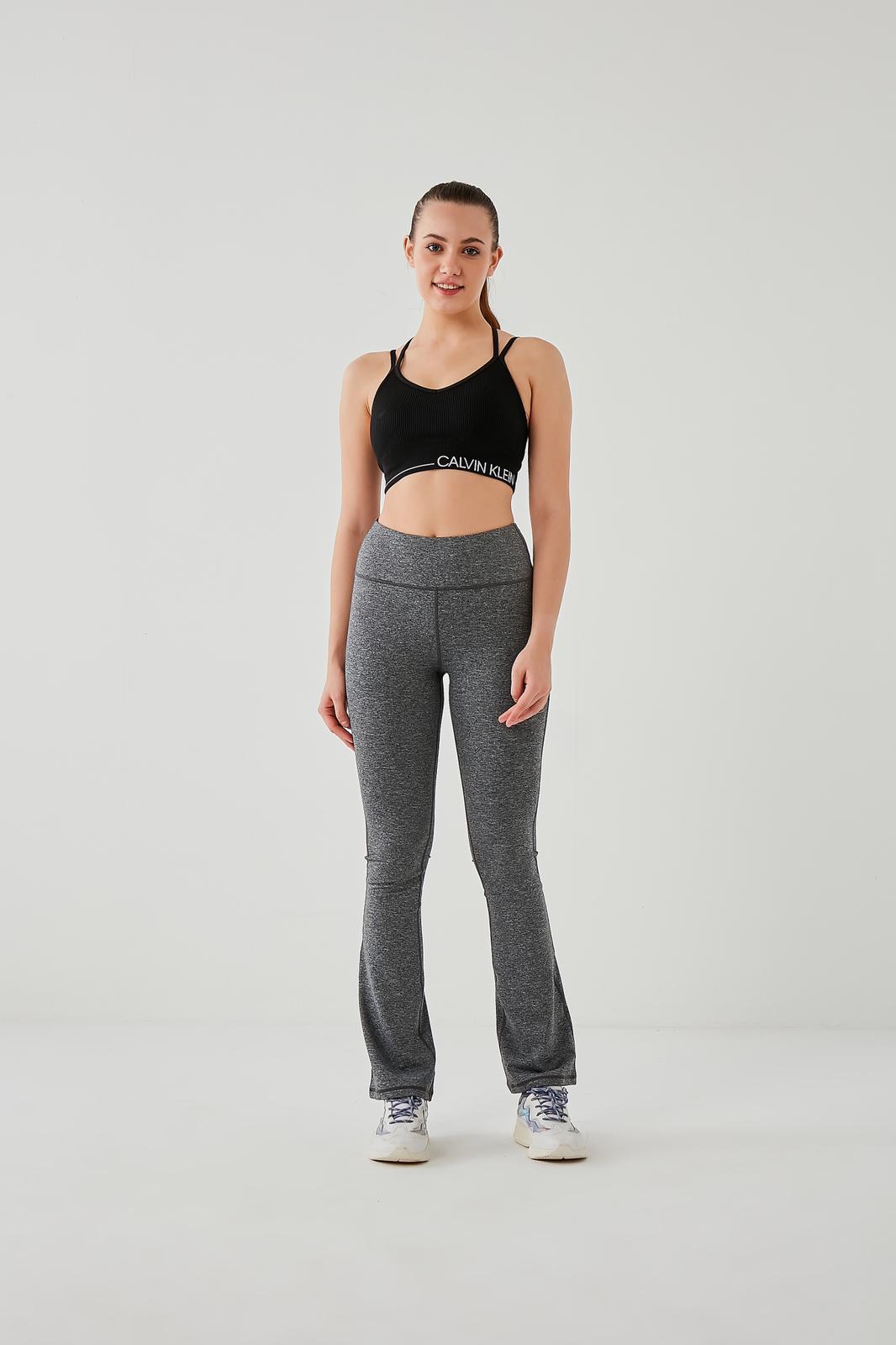 DKN Summer Essential Flared Leggings in Grey