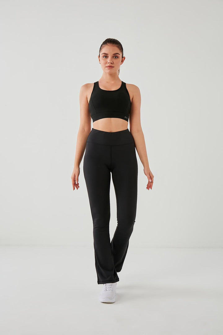 DKN Signature Flared Leggings in Black