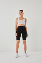 DKN Signature High Rise Bike Short in Black