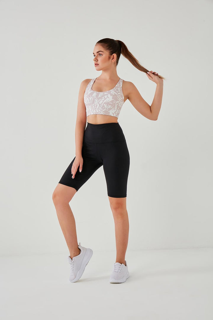 DKN Signature High Rise Bike Short in Black