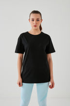 DKN Signature Over Sized T-Shirt in Black