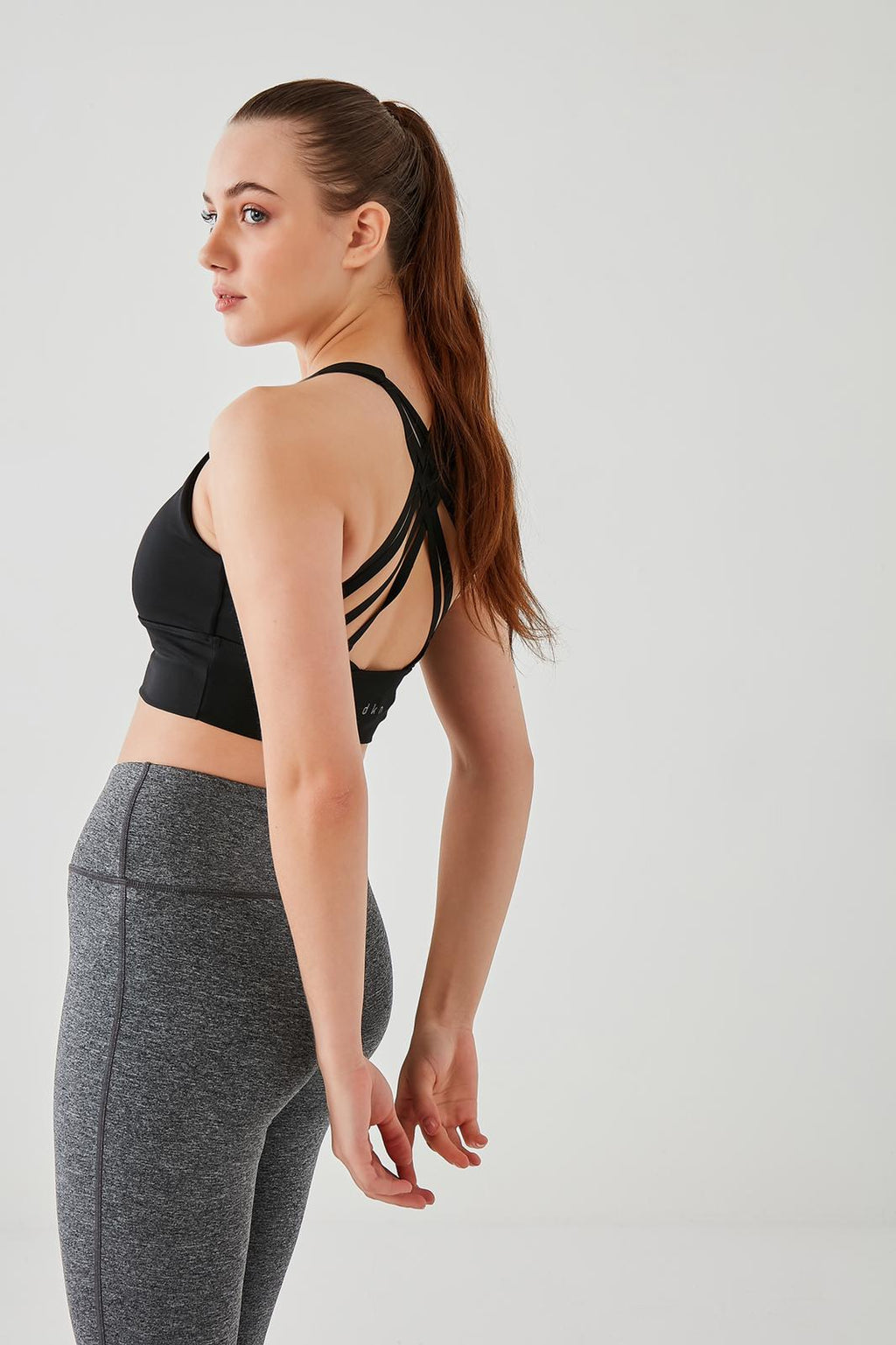 DKN Signature Sports Bra in Black