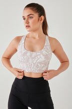 DKN Signature Sports Bra in Nude Pink