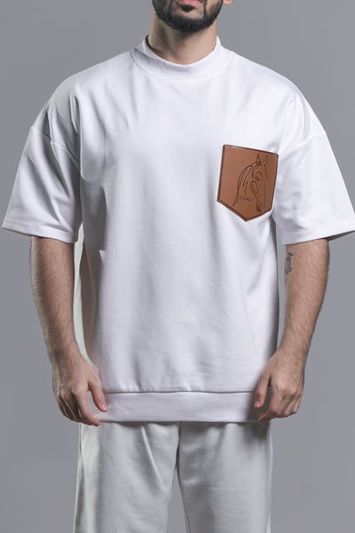 White cotton T Shirt
