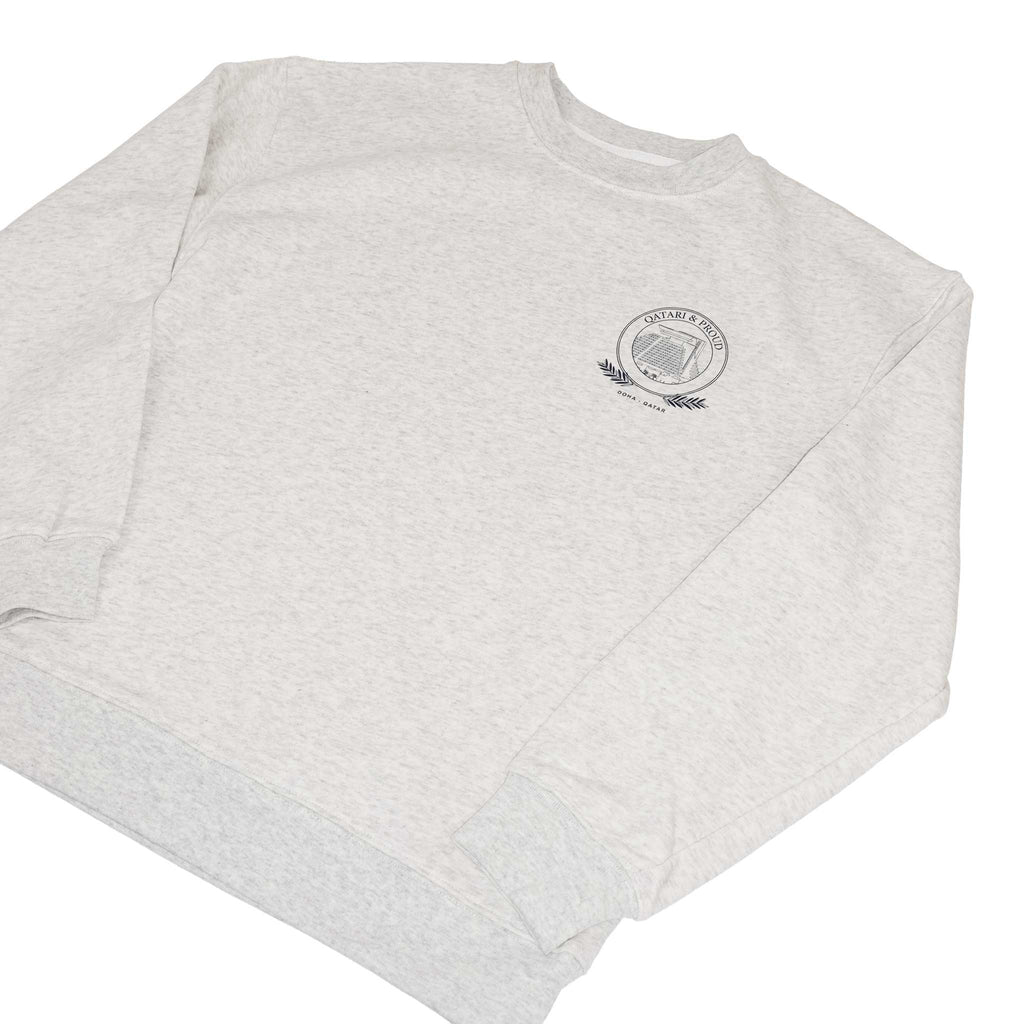 Qatari & Proud Grey Sweatshirt
