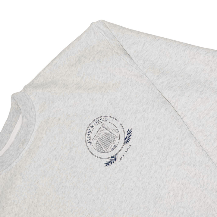 Qatari & Proud Grey Sweatshirt