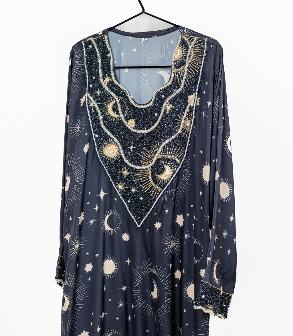 Midnight Blue Galaxy Mukhwar