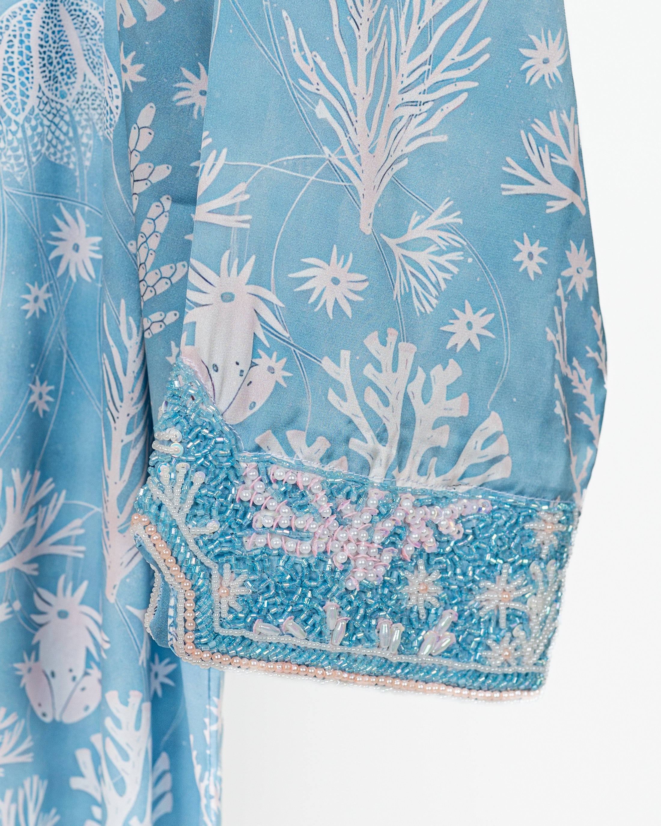 Turquoise Coral Mukhwar