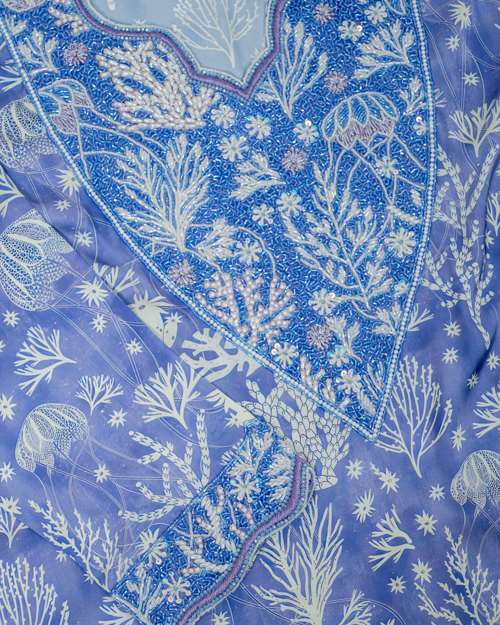 Lavender Coral Mukhwar