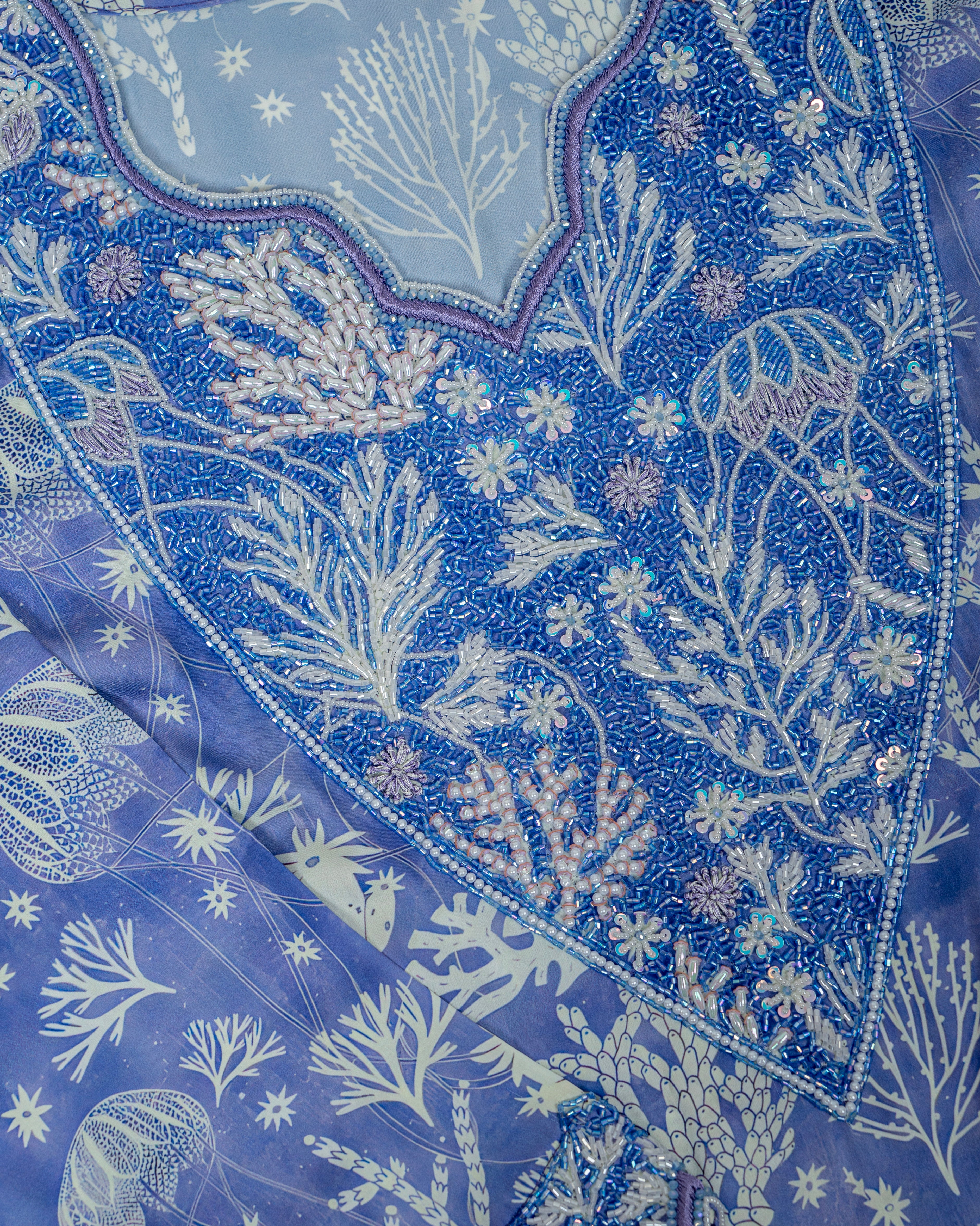 Lavender Coral Mukhwar