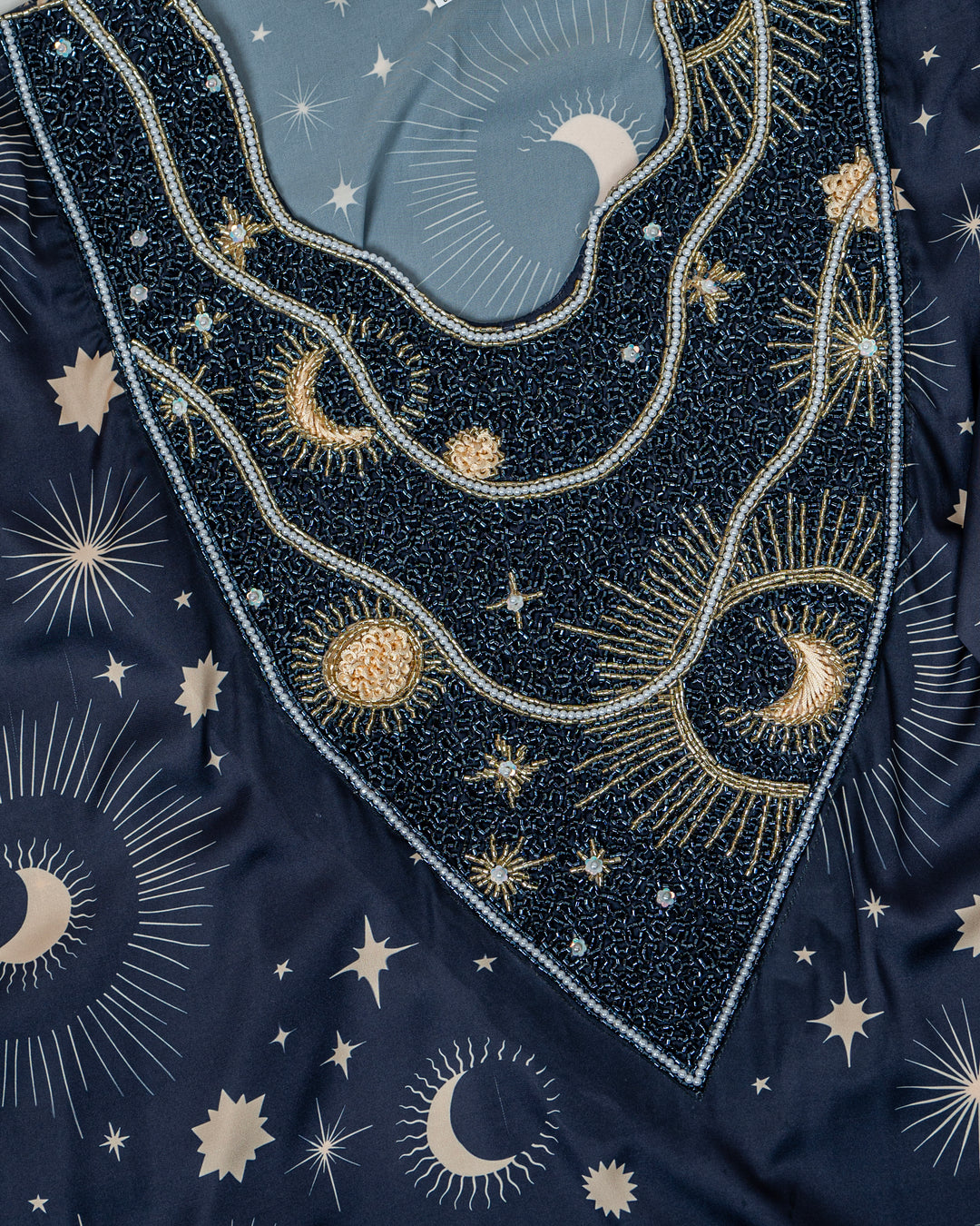 Midnight Blue Galaxy Mukhwar