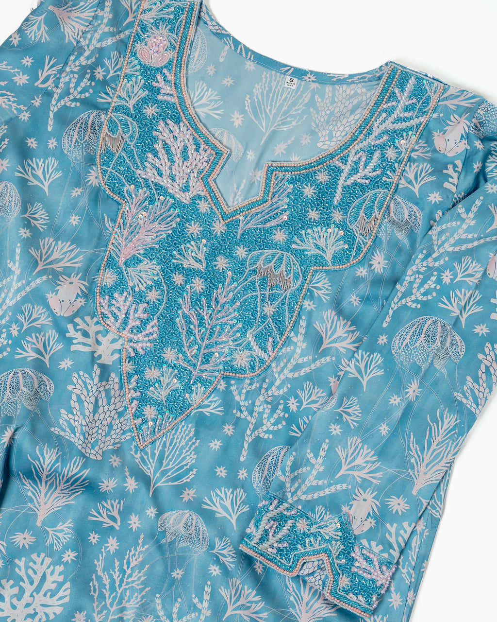 Turquoise Coral Mukhwar