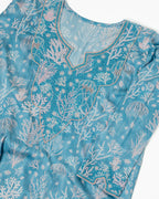 Turquoise Coral Mukhwar