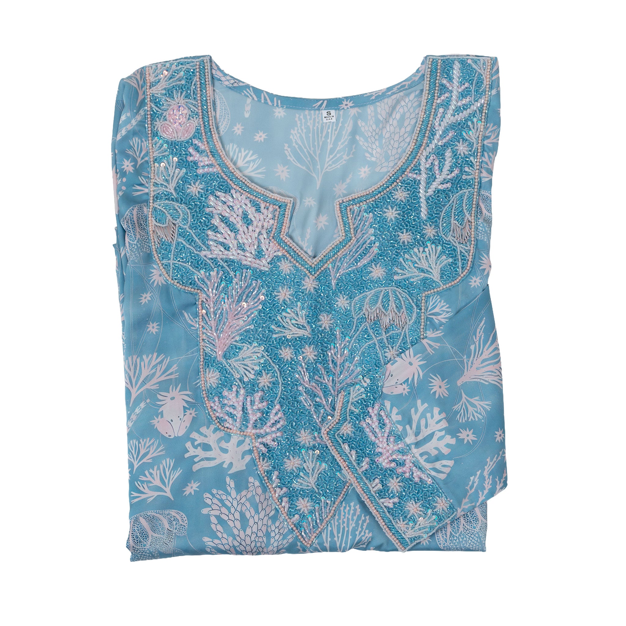 Turquoise Coral Mukhwar