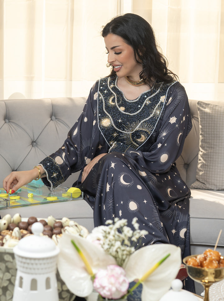 Midnight Blue Galaxy Mukhwar