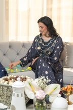 Midnight Blue Galaxy Mukhwar