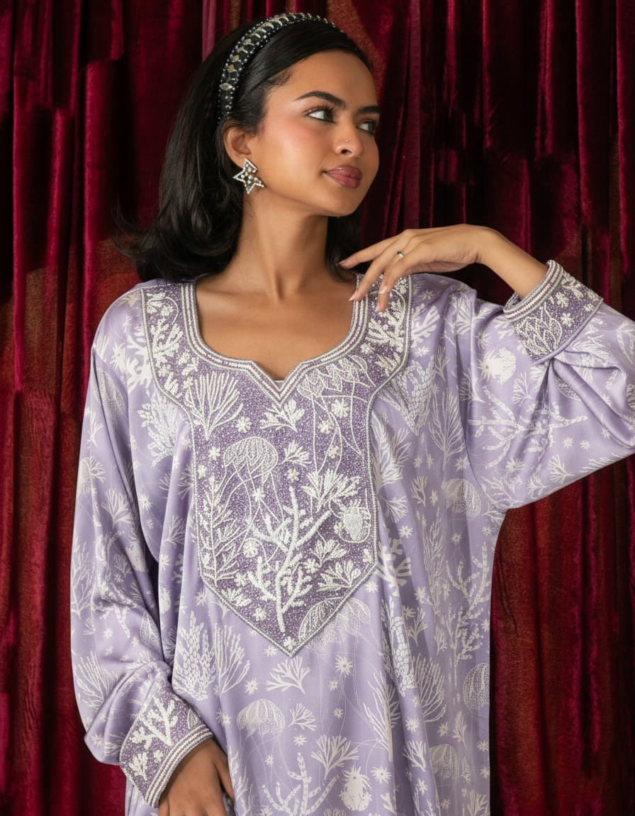 Lavender Coral Mukhwar