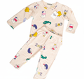 Be Cosy Kid's PJ Set with Zoo Print