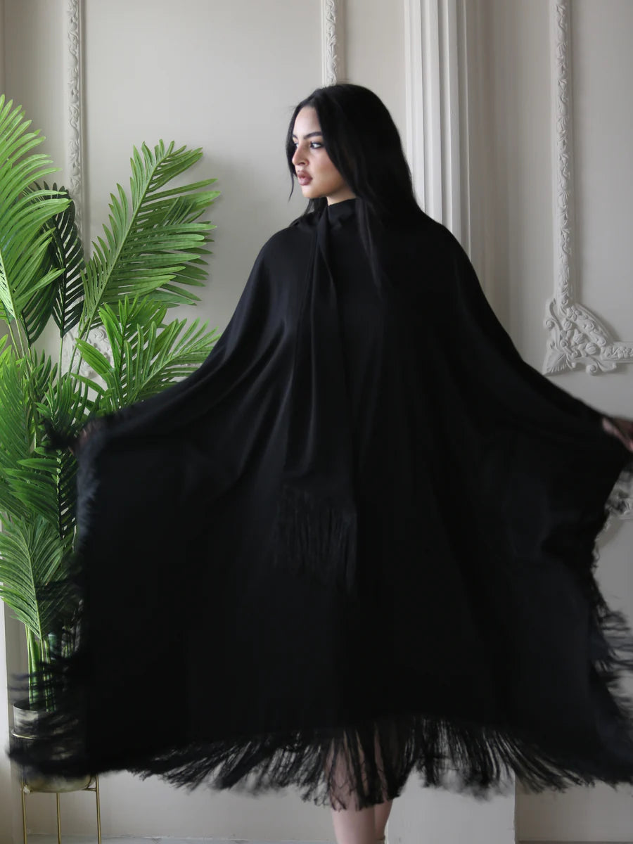 Becosy X Al Mayasa Black Caftan