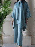 Becosy X Al Mayasa Turquoise Suit