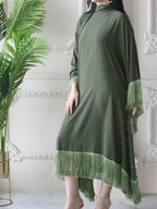 Becosy X Al Mayasa Dark Green Caftan