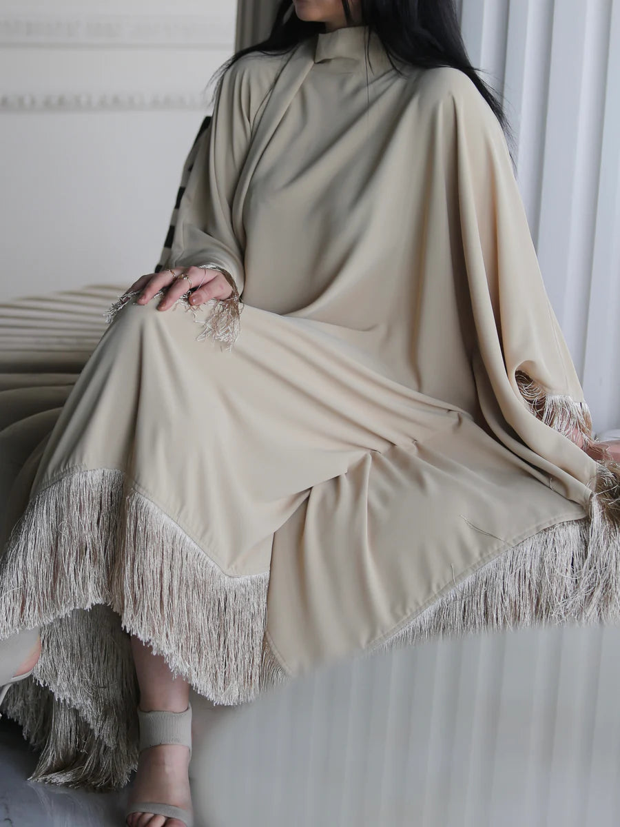 Becosy X Al Mayasa Beige Caftan