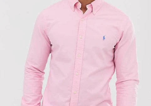 U.S. Polo Pink Long Sleeve Shirt