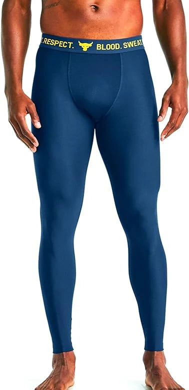 Under Armour Men's Workout Tights in Blue