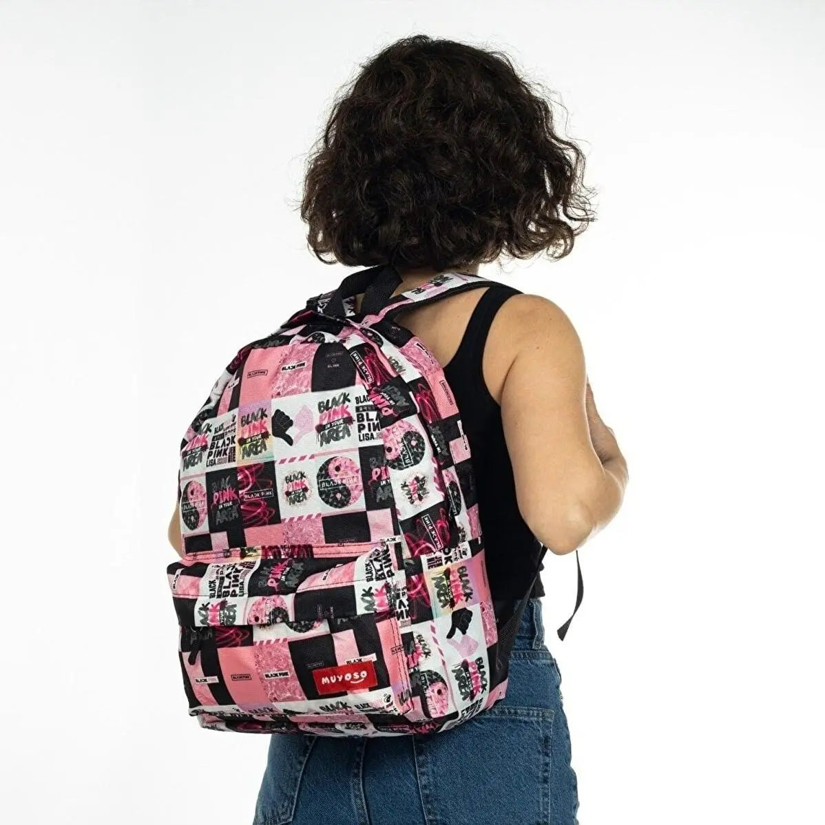 White Pink Backpack
