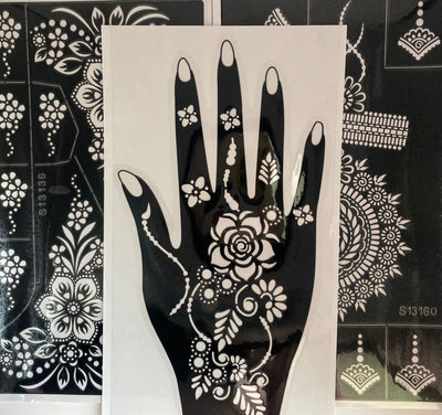 5 Sheets of Henna stickers