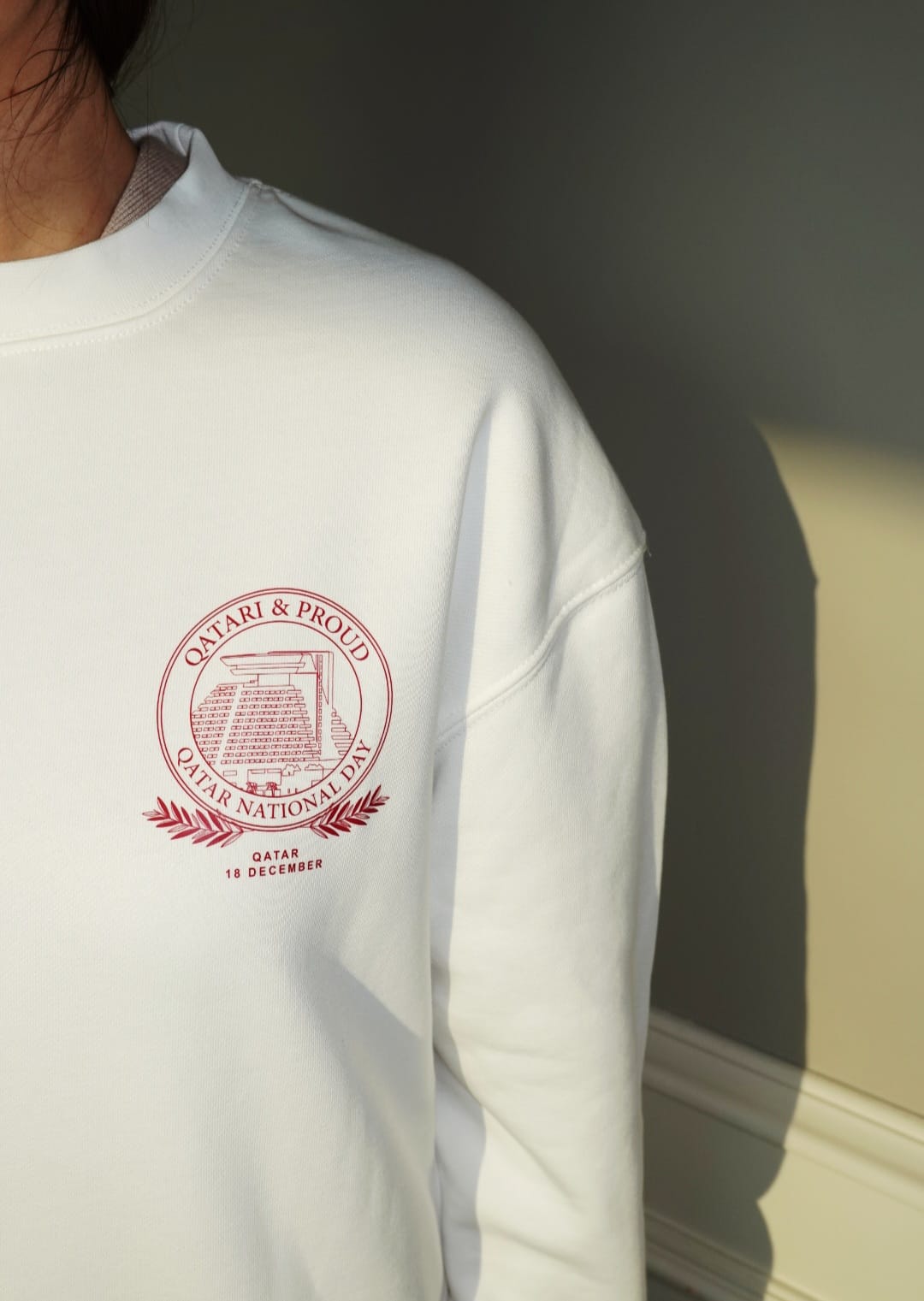 QND White Sweatshirt