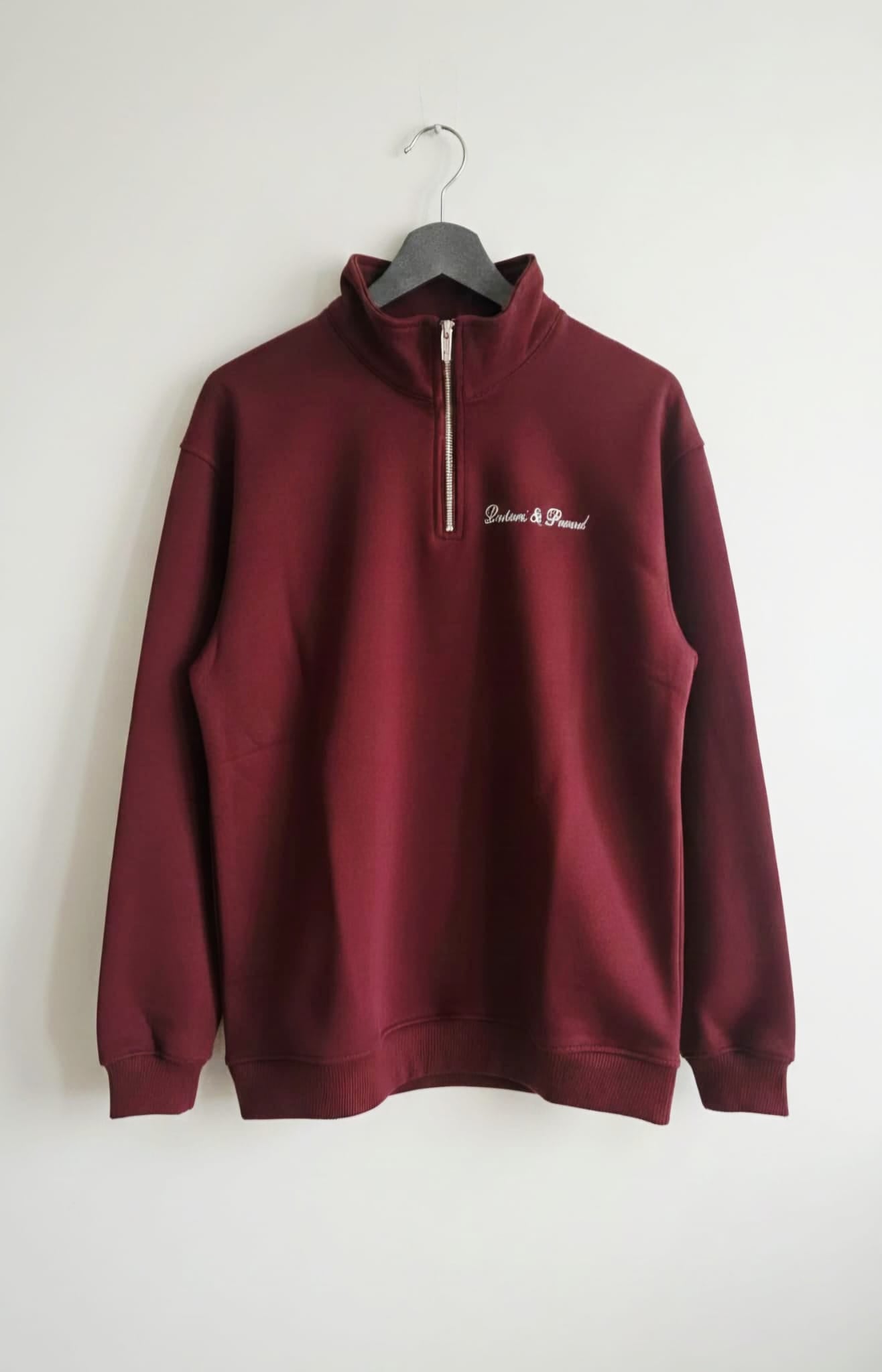 QND Maroon Zipper Tops