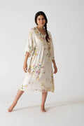 Be Cosy Soft Yellow Nightdress with Floral Print