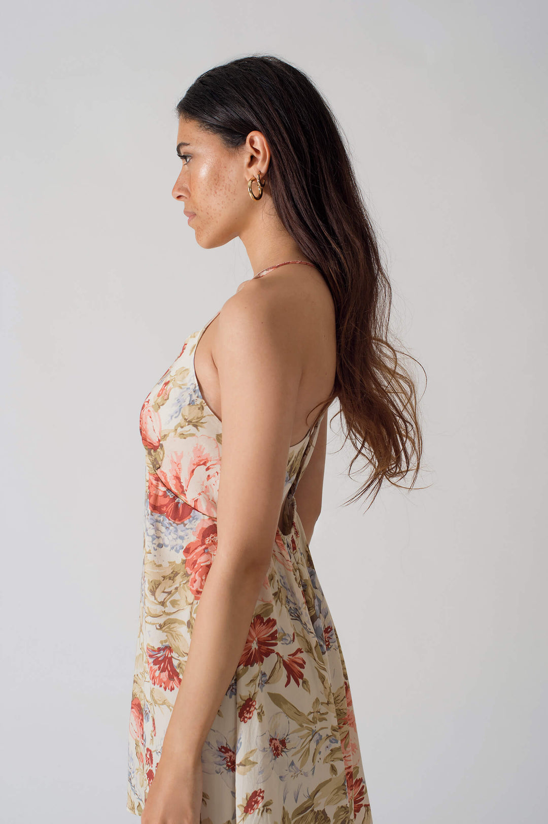 Be Cosy Orange Nightdress with Floral Print