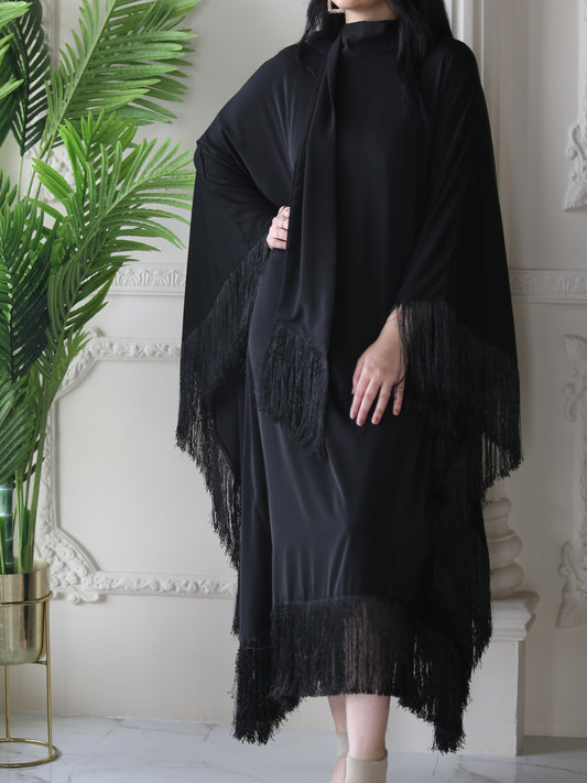 Becosy X Almayasa Black Caftan