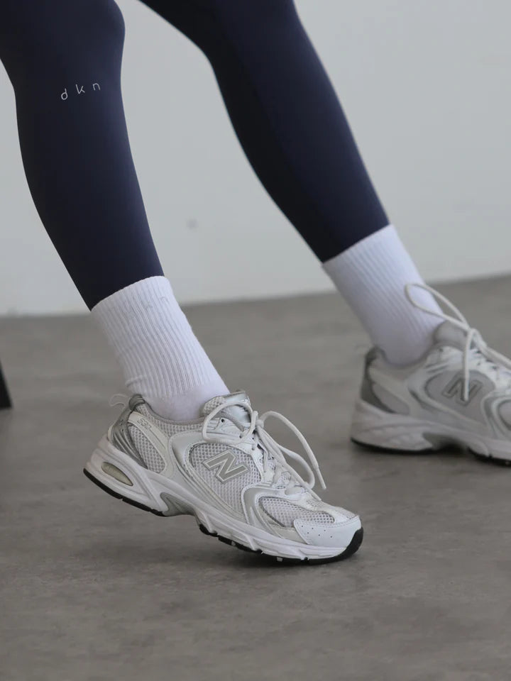 DKN Signature Socks in White