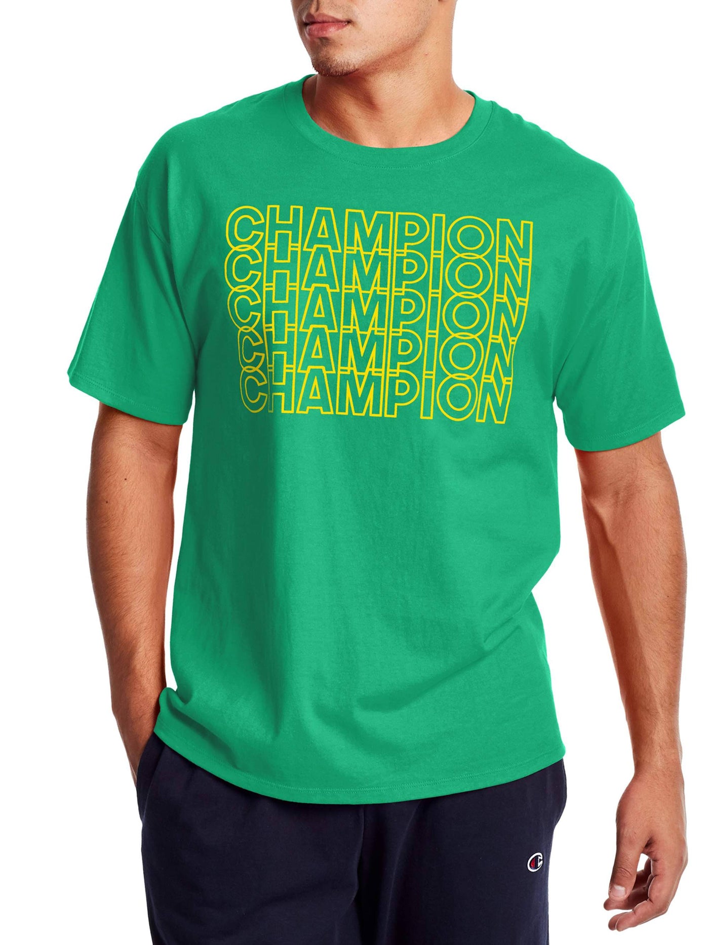 Champion men's T-shirt in  green