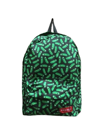 Green backpack